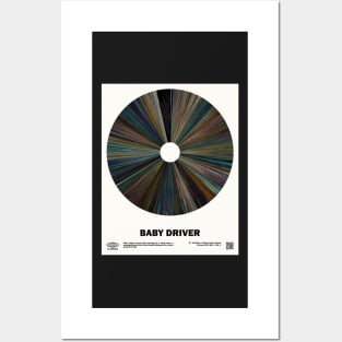 minimal_Baby Driver Warp Barcode Movie Posters and Art